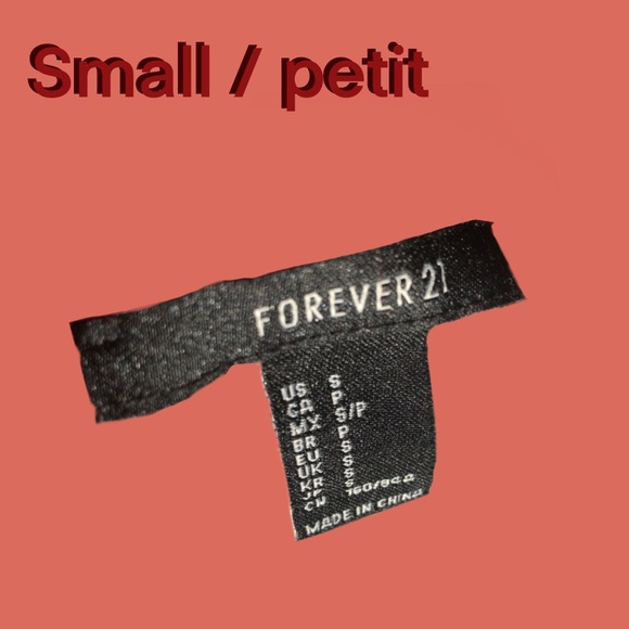 FOREVER 21 ORANGE FLORAL TANK TOP SMALL - Picture 4 of 4